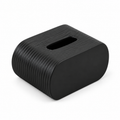 TP15-2 Black Ceramic Tissue Box